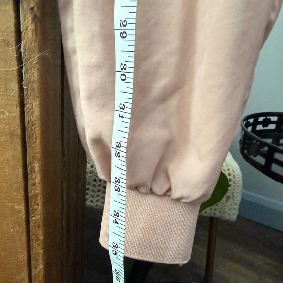 Zara Blush Satin Feel Cargo Jogger Minimalist Pants | Medium | Street Wear - Picture 5 of 9